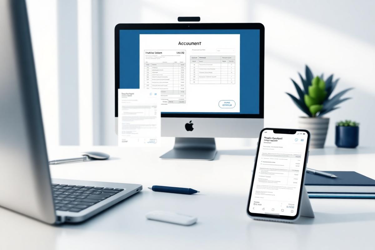 Cyfrowy obieg dokumentów księgowych na komputerze i smartfonie